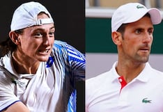 Ignacio Buse vs. Novak Djokovic: video y resumen del entrenamiento por Indian Wells