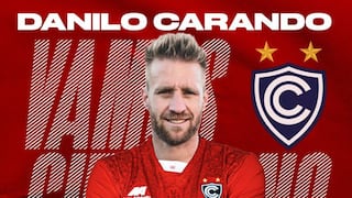Se refuerza el ‘Papá': Danilo Carando es nuevo fichaje de Cienciano para la Liga 1
