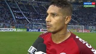 Fue duro el peruano: Guerrero y el reclamo por el juego del rival en final del Campeonato Gaúcho [VIDEO]