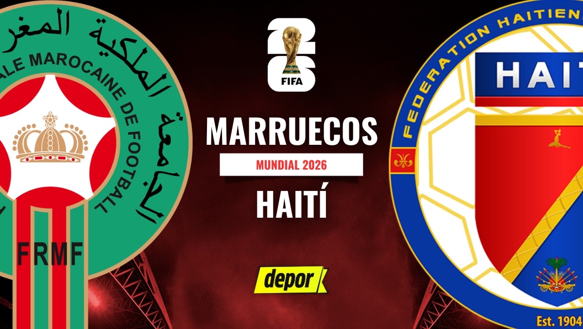 Marruecos vs Haití por la fecha 3 del Mundial 2026. (Foto: Composición Depor)