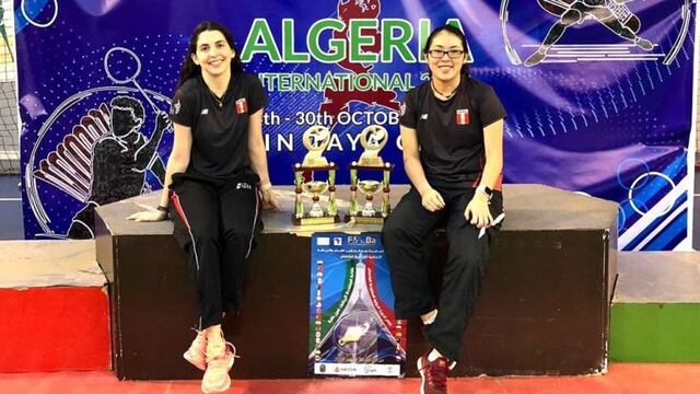 ¡Son de oro! Daniela Macias y Danica Nishimura se llevaron el título en torneo internacional de bádminton en Algeria