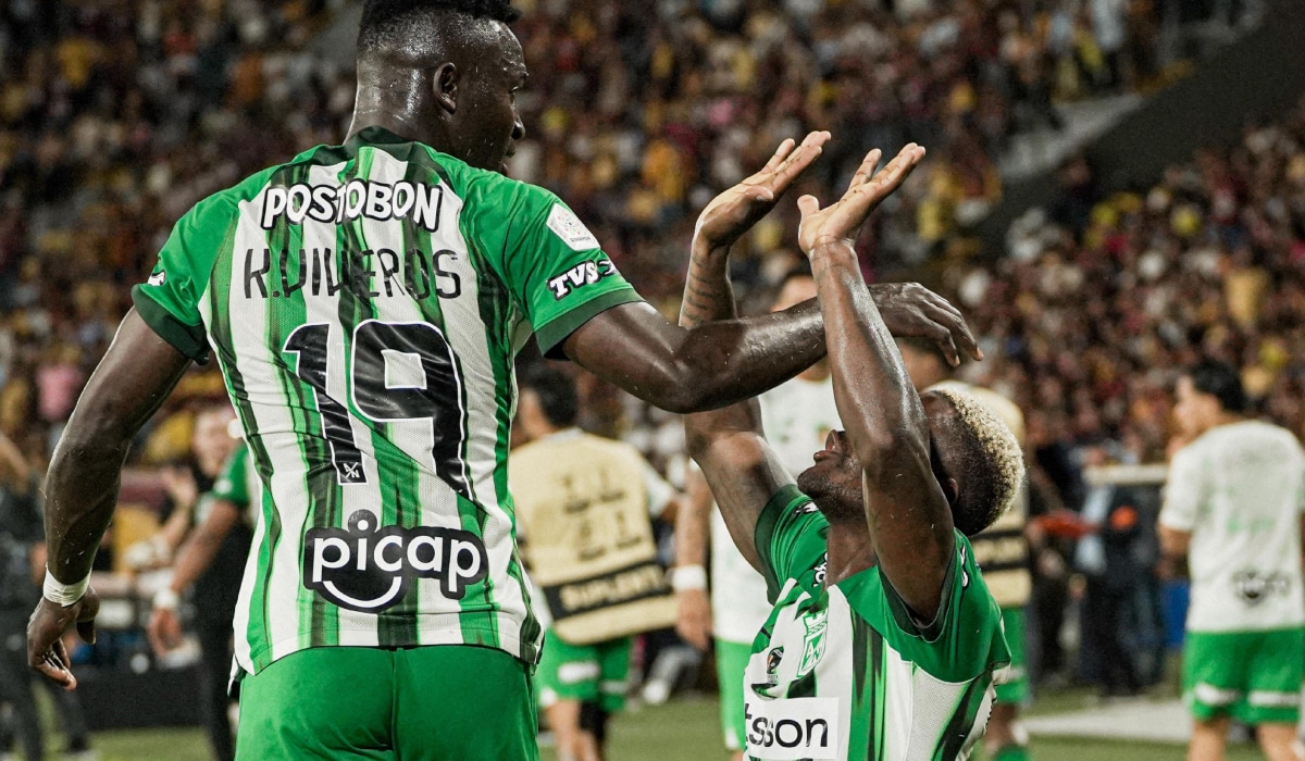 Atlético Nacional vs Tolima en el Atanasio Girardot por la fecha 1 de la Copa Libertadores 2025. (Foto: AFP)