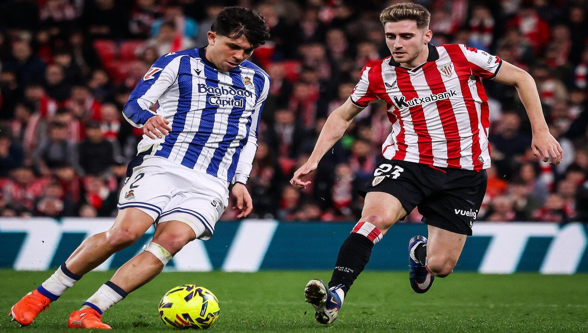 Se espera que el partido Athletic vs Real Sociedad sea muy parejo e intenso (Crédito: Alamy Stock Photo).