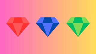 Test: choose one of the diamonds in this image to discover who you really are
