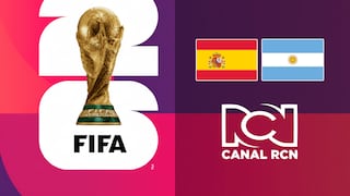 Canal RCN transmitió el partido España 1-0 Argentina por la final del Mundial 2026