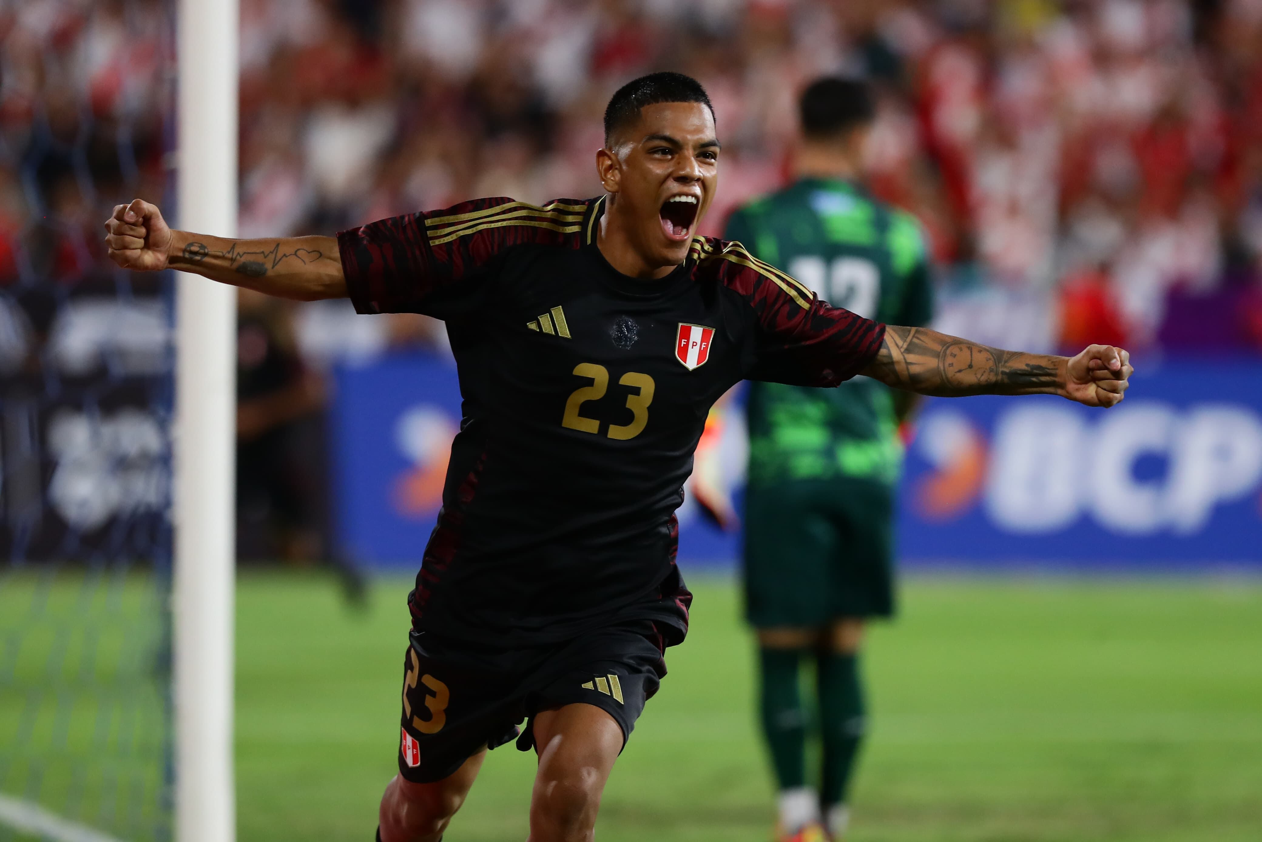 Joao Grimaldo inició el camino de la victoria de Perú ante Nicaragua. (Foto: GEC)