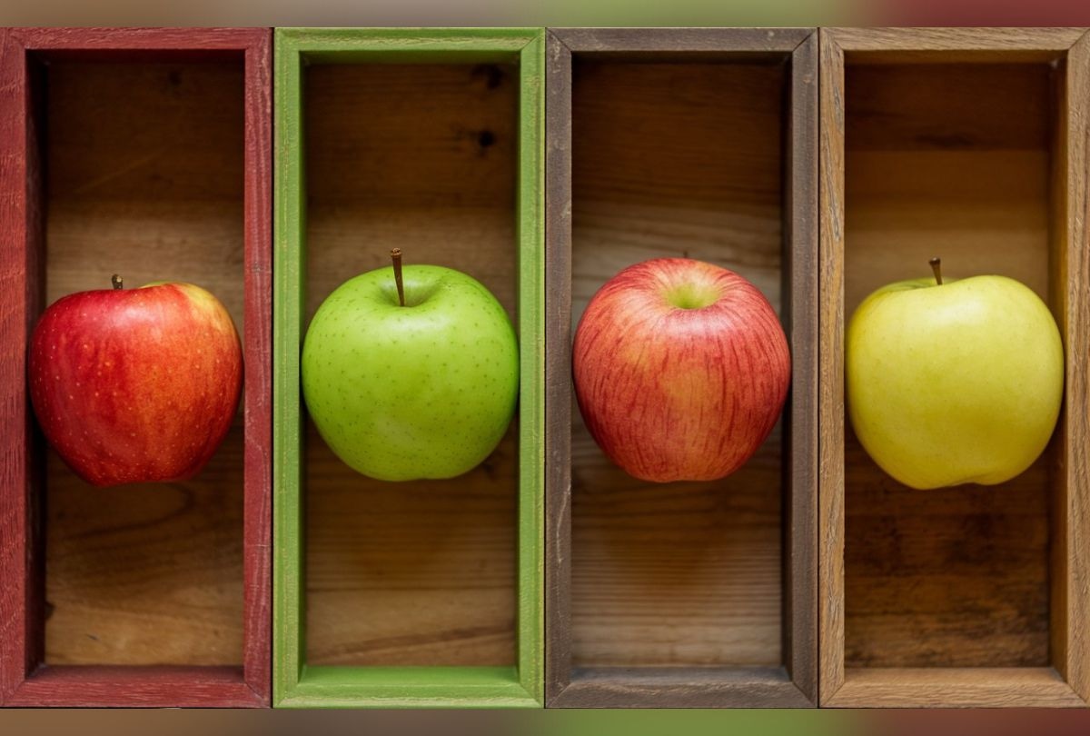 Test de personalidad: escoge una de las manzanas en esta imagen para descubrir si tienes mal carácter (Foto: Depor).