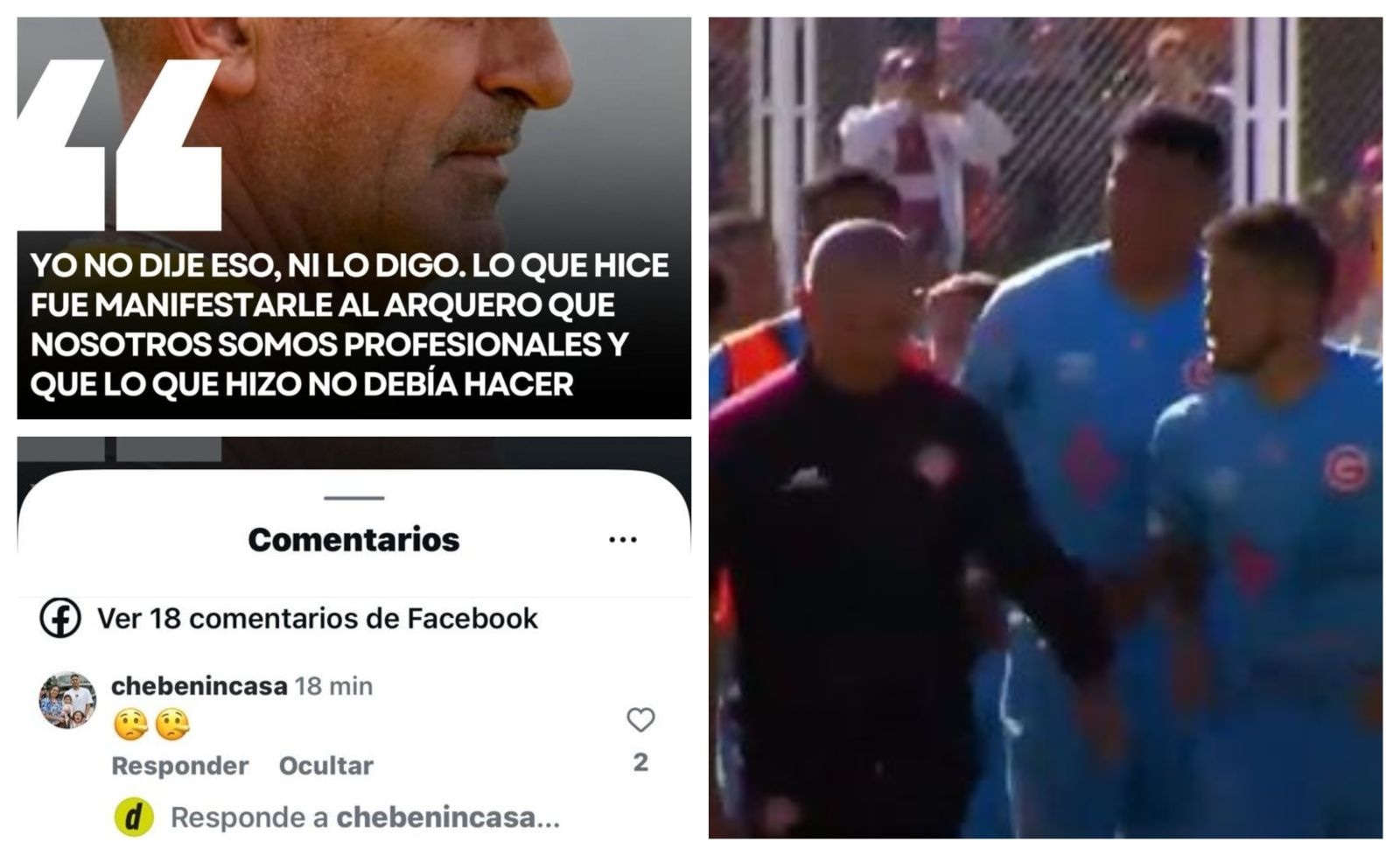 La sorpresiva derrota de Los Chankas ante Garcilaso y el enfrentamiento entre jugador y entrenador rival continúa, esta vez en redes sociales.