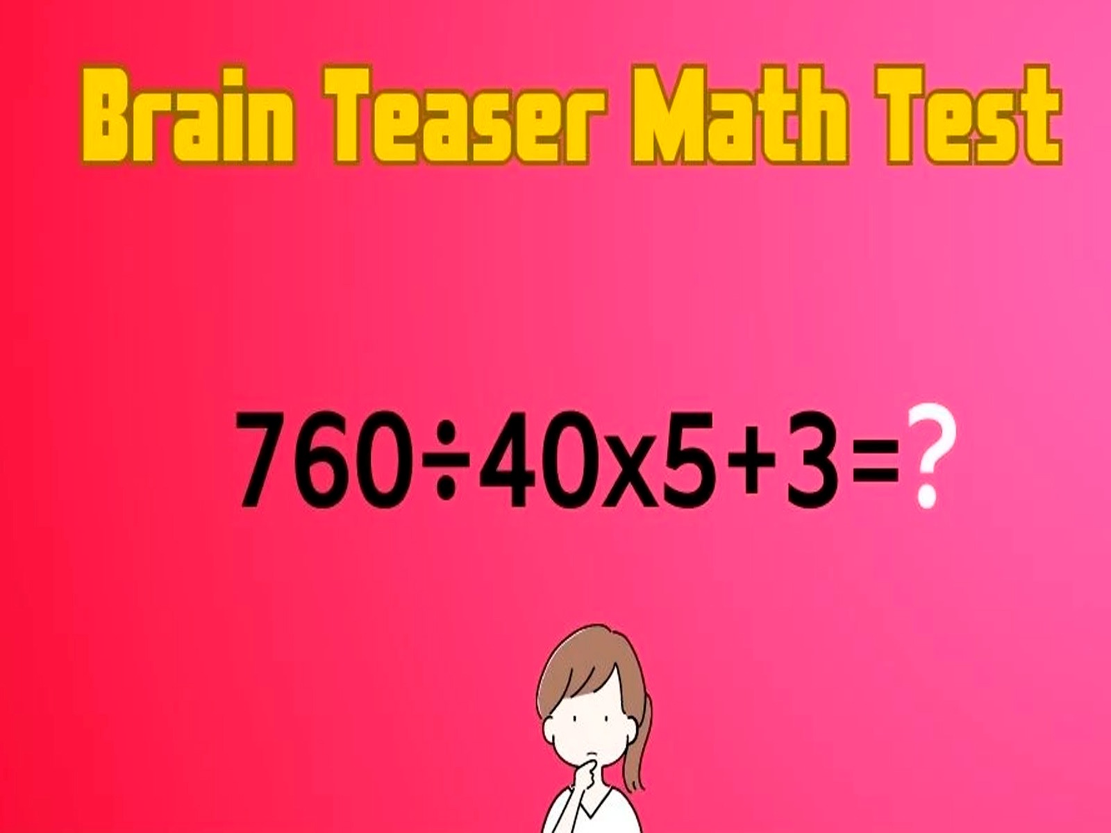 RETO MATEMÁTICO | En la gráfica se aprecia la ecuación que debes desarrollar en pocos segundos.| Foto: fresherslive