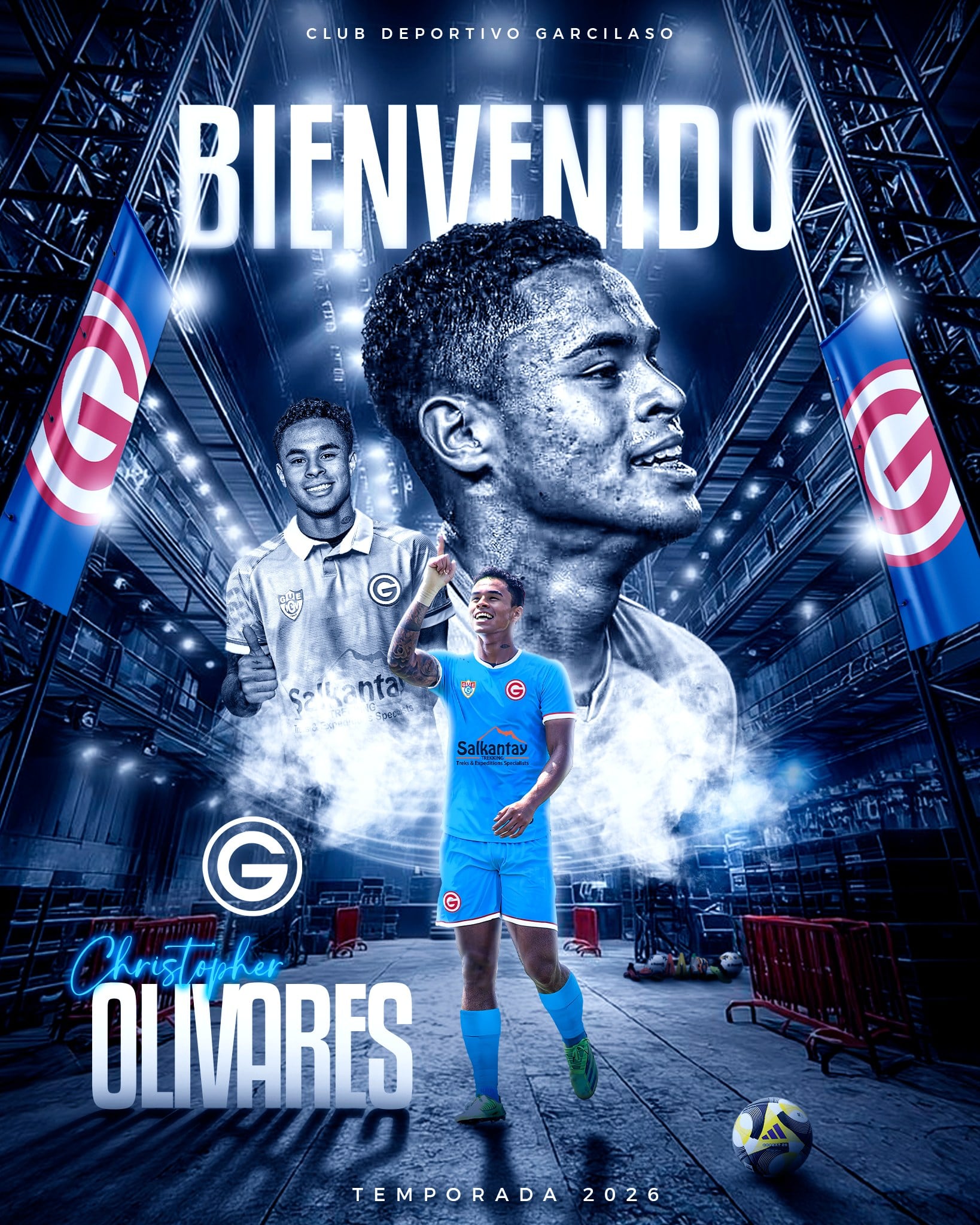 Christopher Olivares jugará en Deportivo Garcilaso. (Foto: Deportivo Garcilaso)