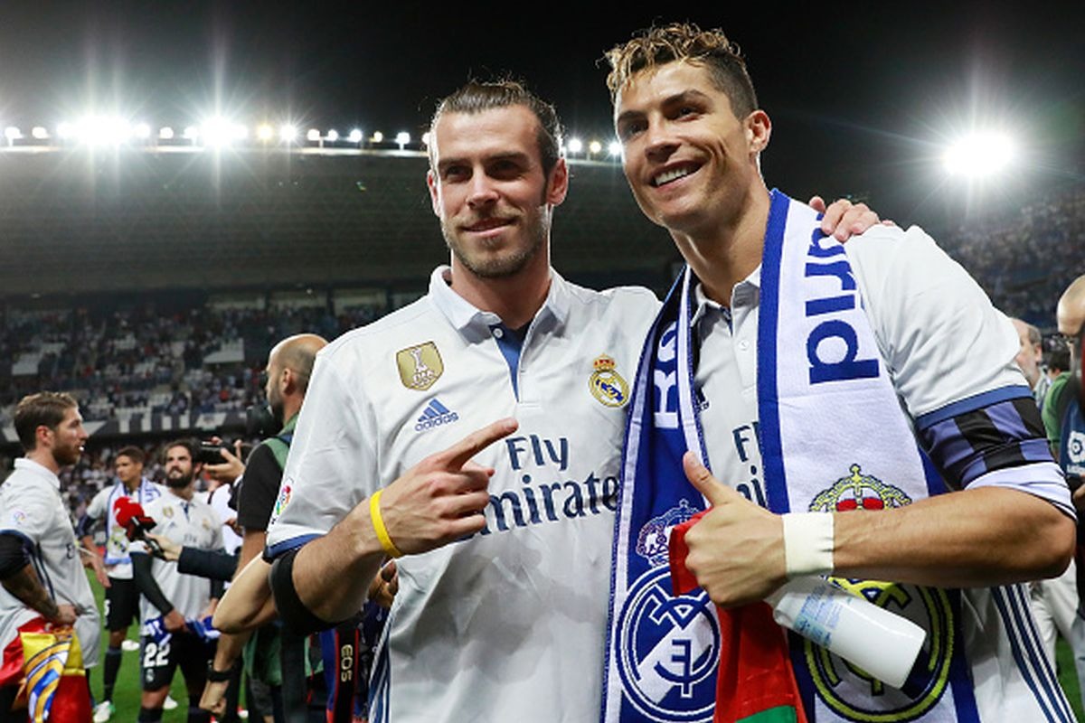 Cristiano Ronaldo y Gareth Bale jugaron juntos en Real Madrid hasta mediados de 2018. (Foto: Getty Images)
