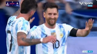 Definición excelsa: goles de Lionel Messi para el 2-0 de Argentina vs. Estonia [VIDEO]