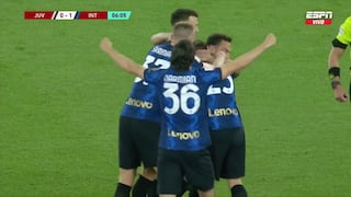 Derechazo y a cobrar: el golazo de Nicolo Barella para el 1-0 de Inter vs. Juventus [VIDEO]