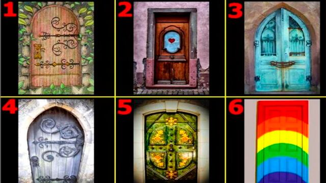 Test viral: elige una puerta en la foto y describe lo que oculta tu subconsciente