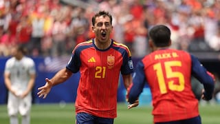 ¡A un solo toque! Gol de Mikel Oyarzabal para el 1-0 de España vs. Austria, por los 16avos de final