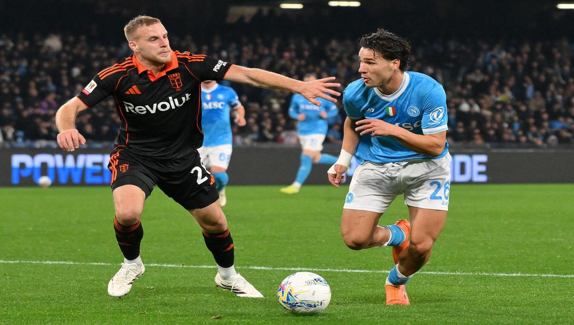 Los Azzurri quieren recuperarse en el duelo Napoli vs Roma de la Serie A (Crédito: Alamy Stock Photo).