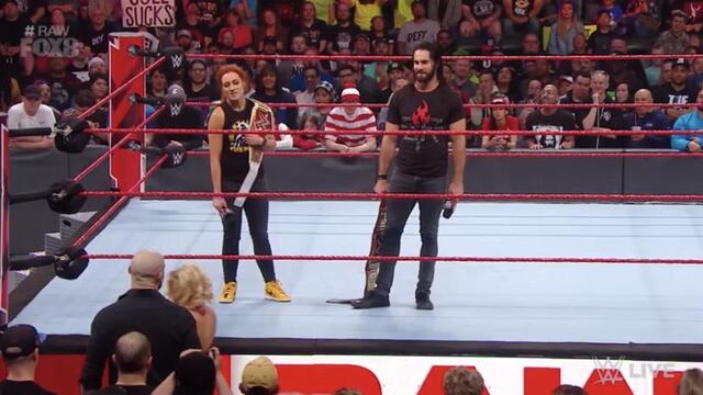 ¡Todo o nada! Seth Rollins y Becky Lynch pondrán en juego sus títulos ante Corbin y Evans en Extreme Rules [VIDEO]