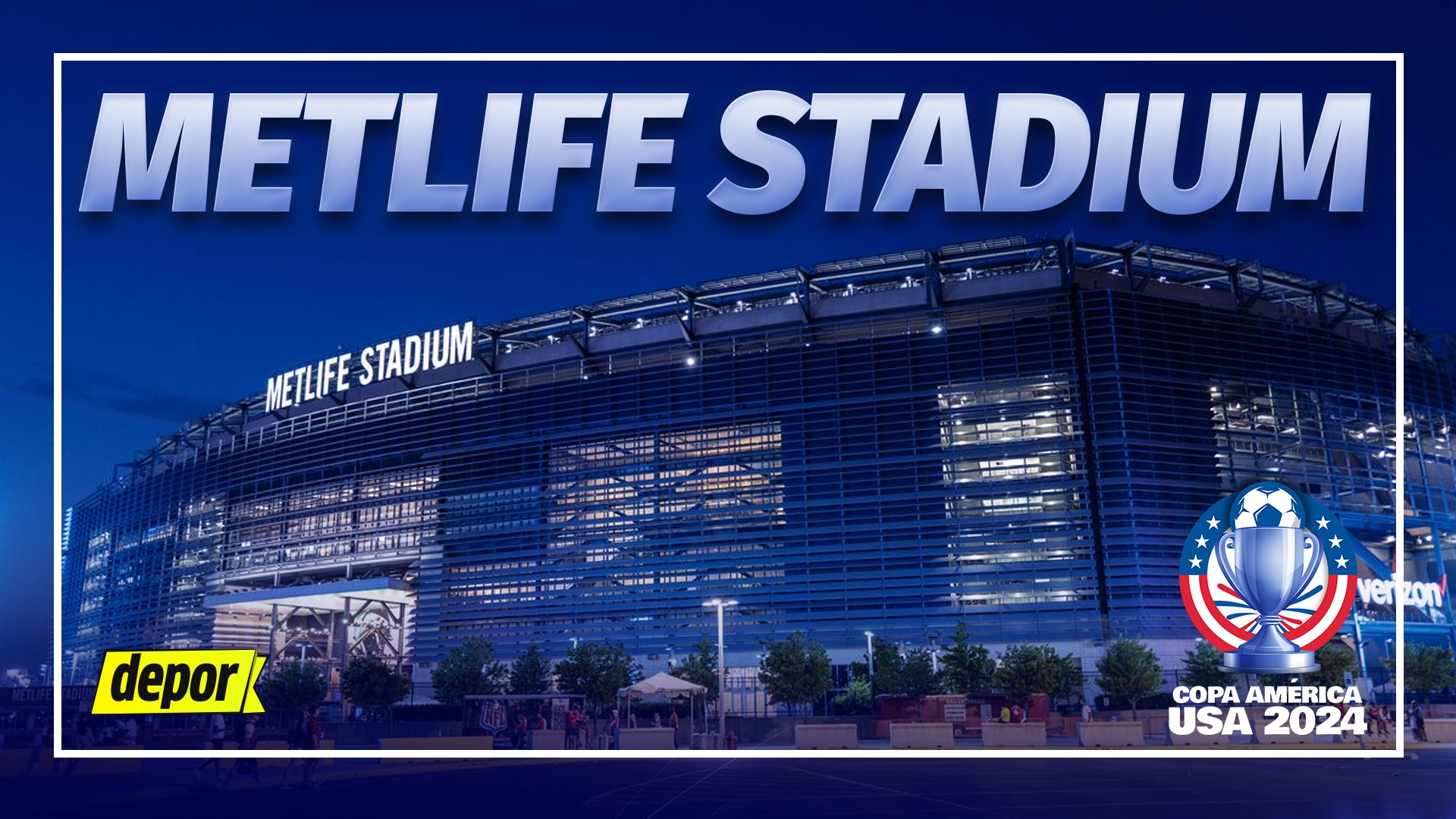 MetLife Stadium: historia y de qué partidos de Copa América será sede. (Diseño Depor).