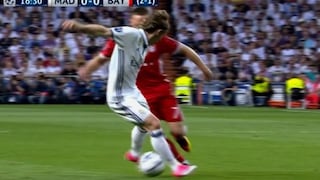 ¡De lujo! Tremendo túnel de Ribéry a Modric en el Madrid vs. Bayern [VIDEO]