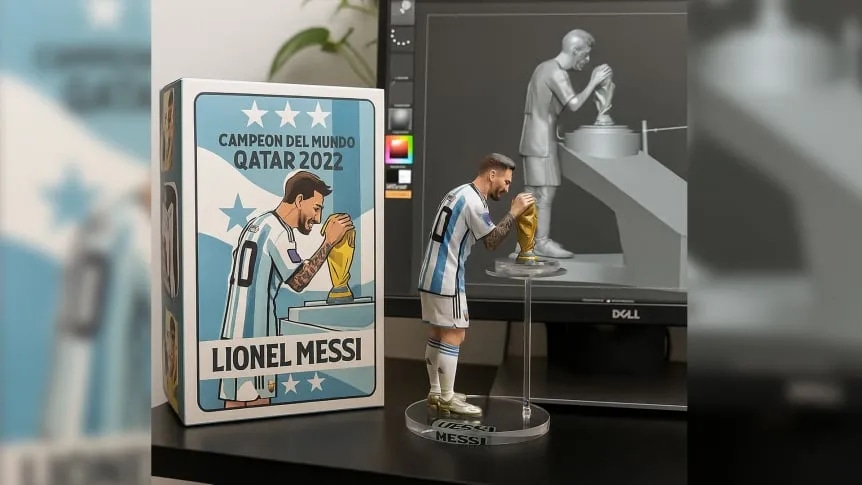 ChatGPT y Gemini facilitan crear figuras coleccionables detalladas, convirtiendo cualquier foto en una pieza única de colección. | Crédito: Imagen genera por IA / OpenAI