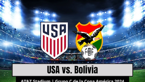 Conoce cómo seguir el USA vs. Bolivia EN VIVO y EN DIRECTO. Aquí recibirás toda la información posible sobre el partido por Copa América 2024. (Foto: Composición)