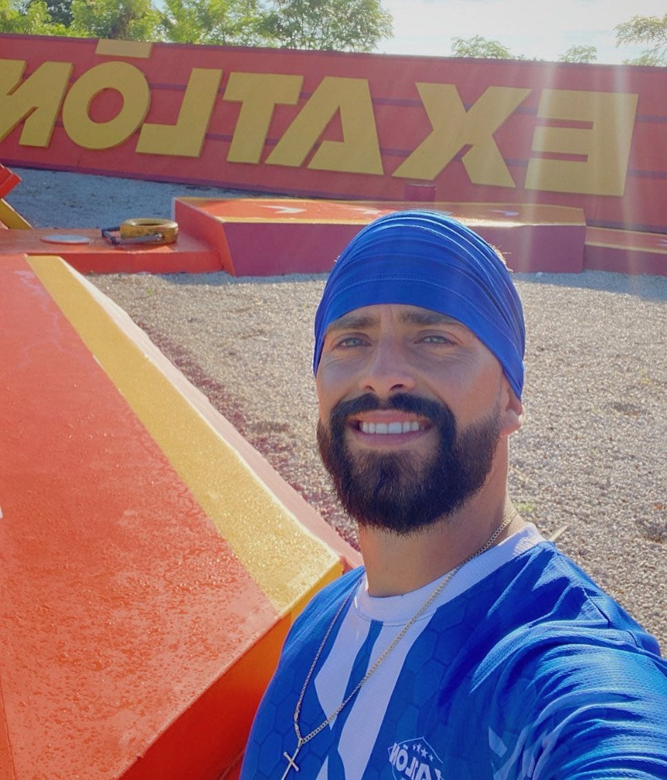 Yoridan Martínez durante las grabaciones de la nueva temporada de "Exatlón Estados Unidos" (Foto: Yoridan Martínez / Instagram)
