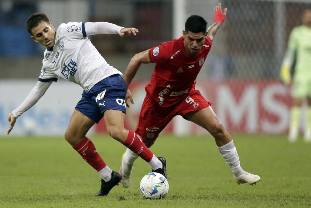Luis Ramos marcó dos goles en nueve partidos en la Copa Sudamericana 2025. (Foto: AFP)