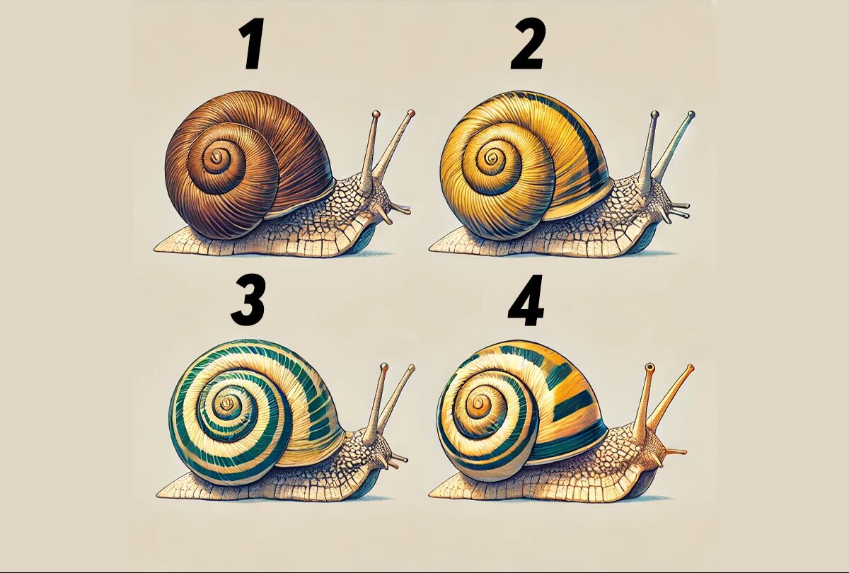 ¿Qué caracol eliges? Descubre los secretos ocultos de tu personalidad