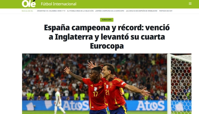 La reacción de la prensa internacional por la cuarta Eurocopa de España