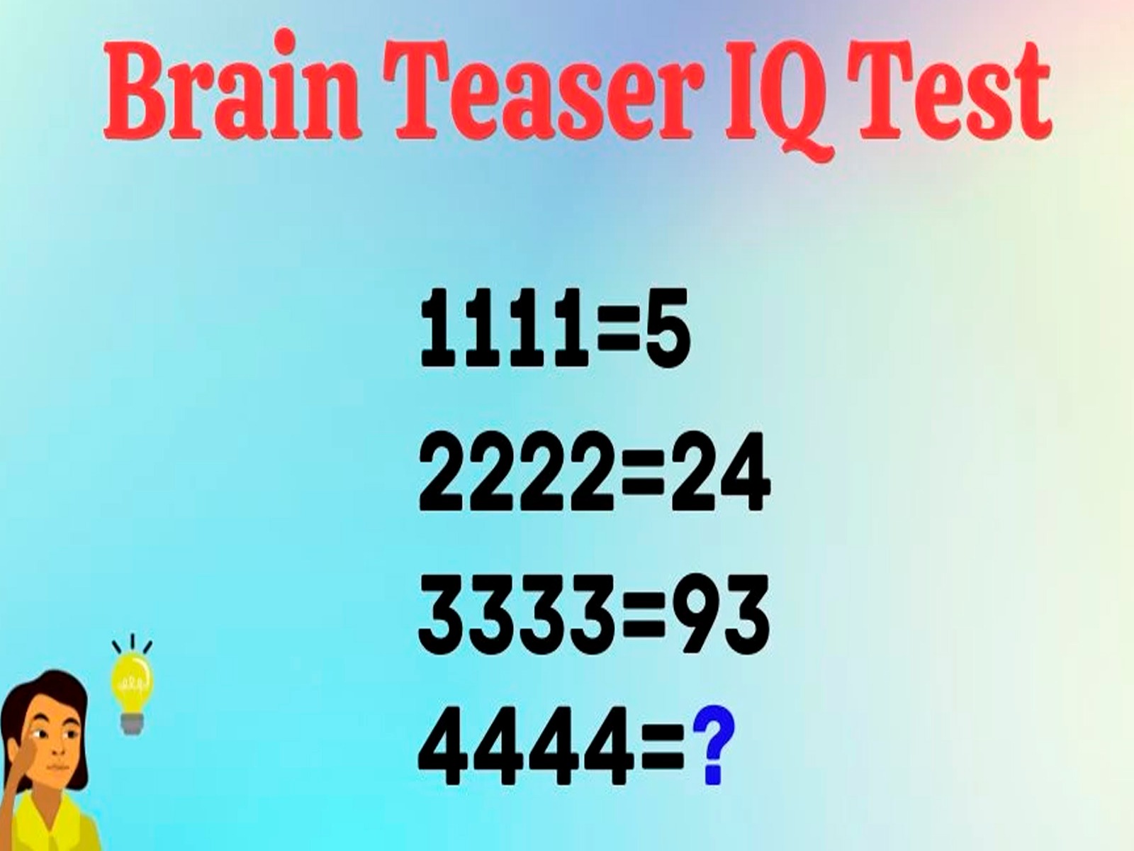 RETO MATEMÁTICO | Mira con atención la imagen y determina la solución de este desafío. | Foto: fresherslive