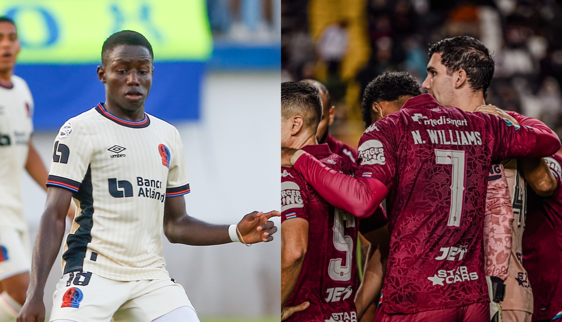 Conoce los canales de transmisión para ver CD Olimpia vs. Saprissa EN VIVO, este miércoles 26 de agosto, por la Copa Centroamericana 2026. (Foto: @cdolimpia / @deportivosaprissa / Composición Depor)