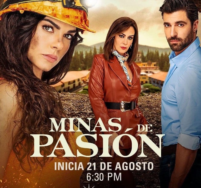 Osvaldo de León en la telenovela "Minas de pasión" (Foto: Osvaldo de León/Instagram)