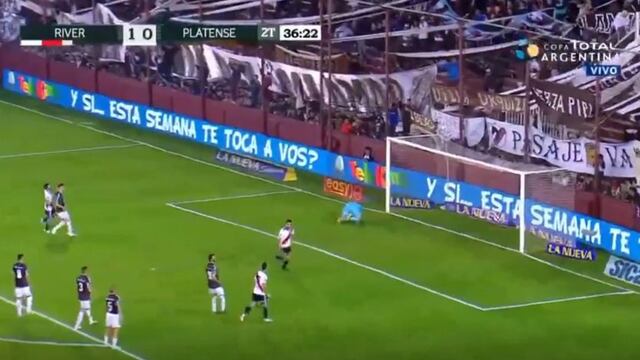Cerró el partido: Scocco puso el 2-0 para River ante Platense por octavos de Copa Argentina 2018 [VIDEO]