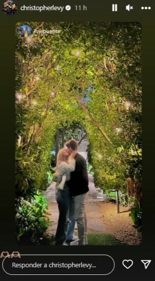 Christopher Levy a lado de la joven Ivy Puente (Foto: Ivy Puente / Instagram)