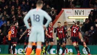 En el debut de Higuaín en la Premier: Chelsea fue goleado 4-0 ante Bournemouth por la fecha 24