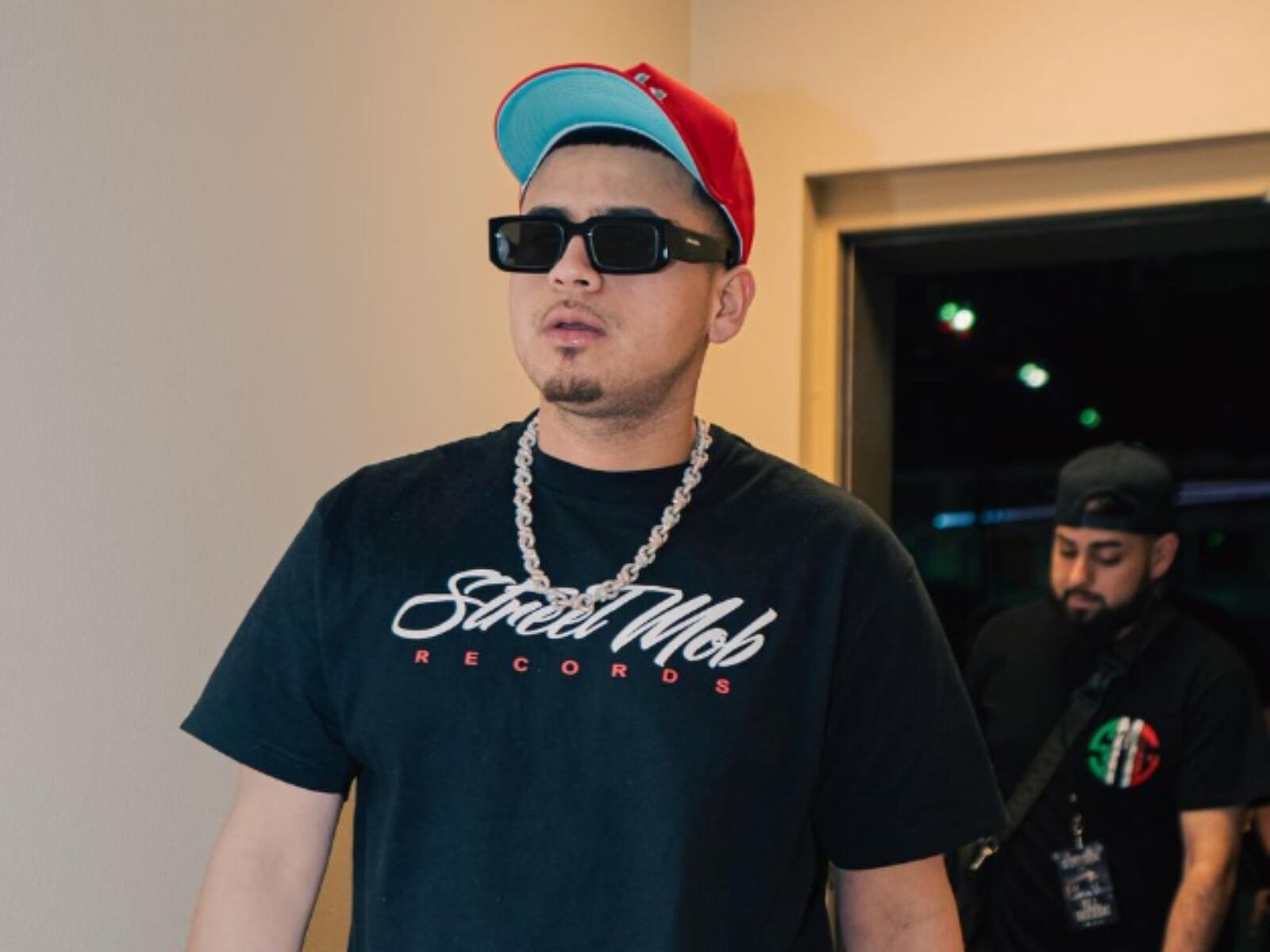 Jesús Ortiz en una instantánea para las redes del grupo musical (Foto: Fuerza Regida / Instagram)