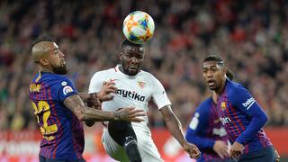 Sevilla da el golpe en la Copa del Rey: derrotó 2-0 al Barcelona en la ida de los cuartos de final