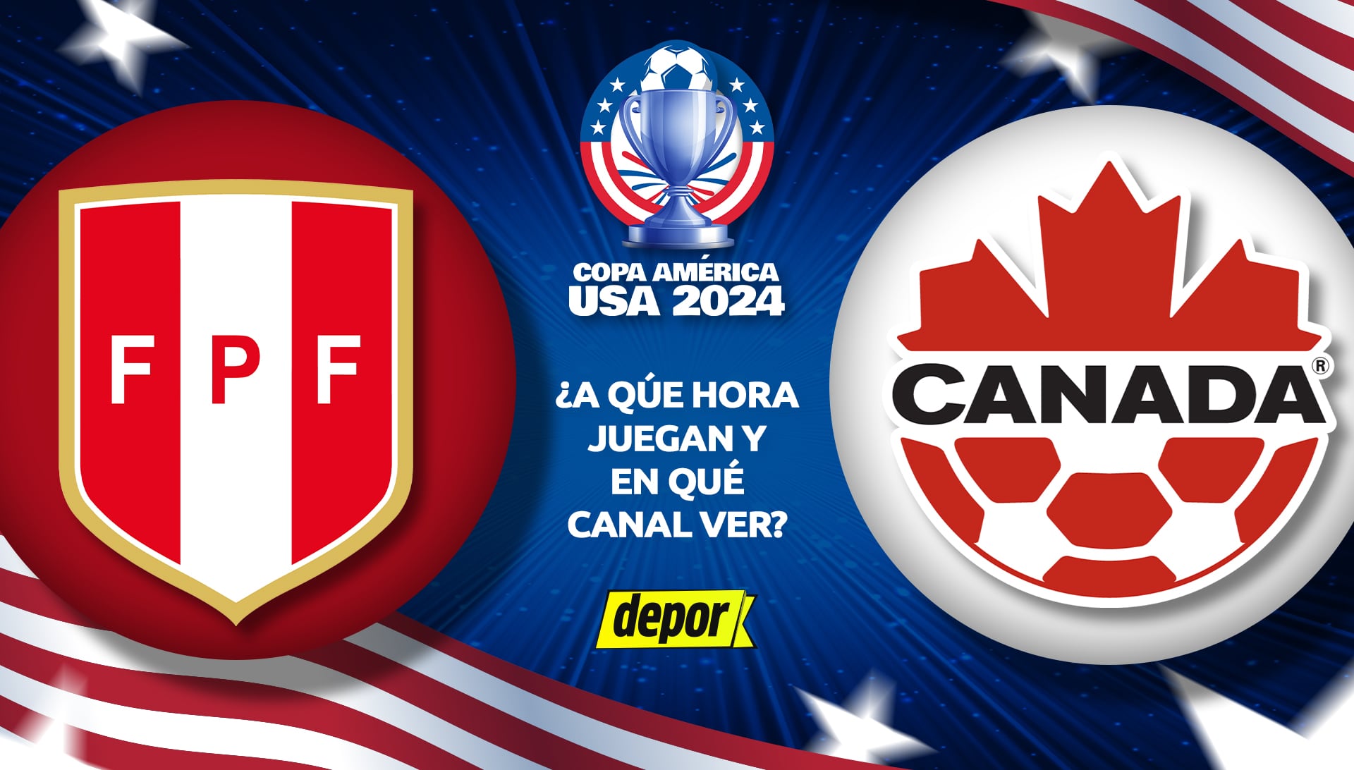 Perú vs Canadá en Kansas: a qué hora juegan por la Copa América 2024
