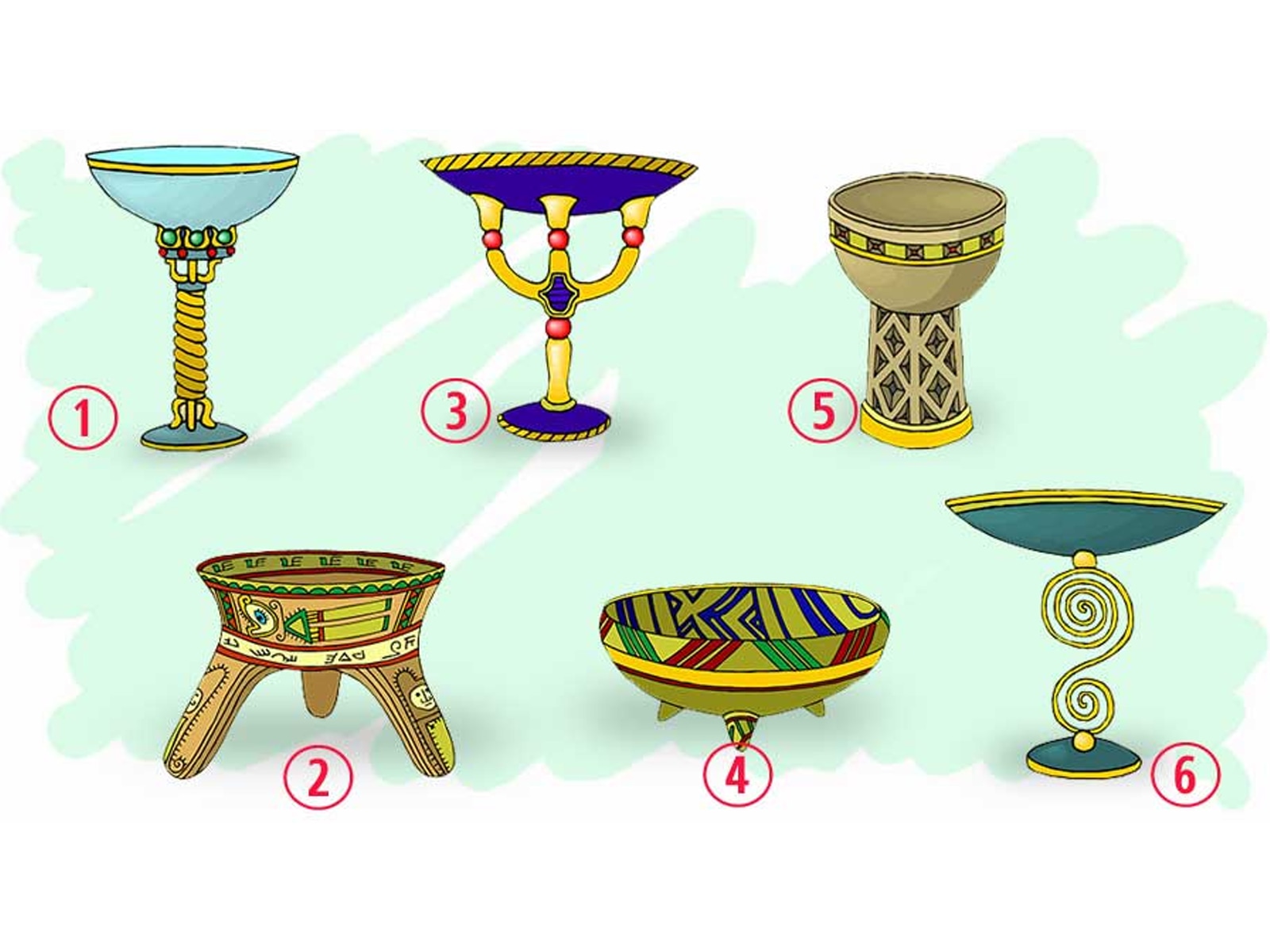 TEST VISUAL | Escoge con prudencia. Permite que tu espíritu seleccione tu caldero encantado. Si te sumerges genuinamente en alguno de los 6, entonces podrás descubrir un sinfín de conocimientos sobre tus destrezas mágicas.