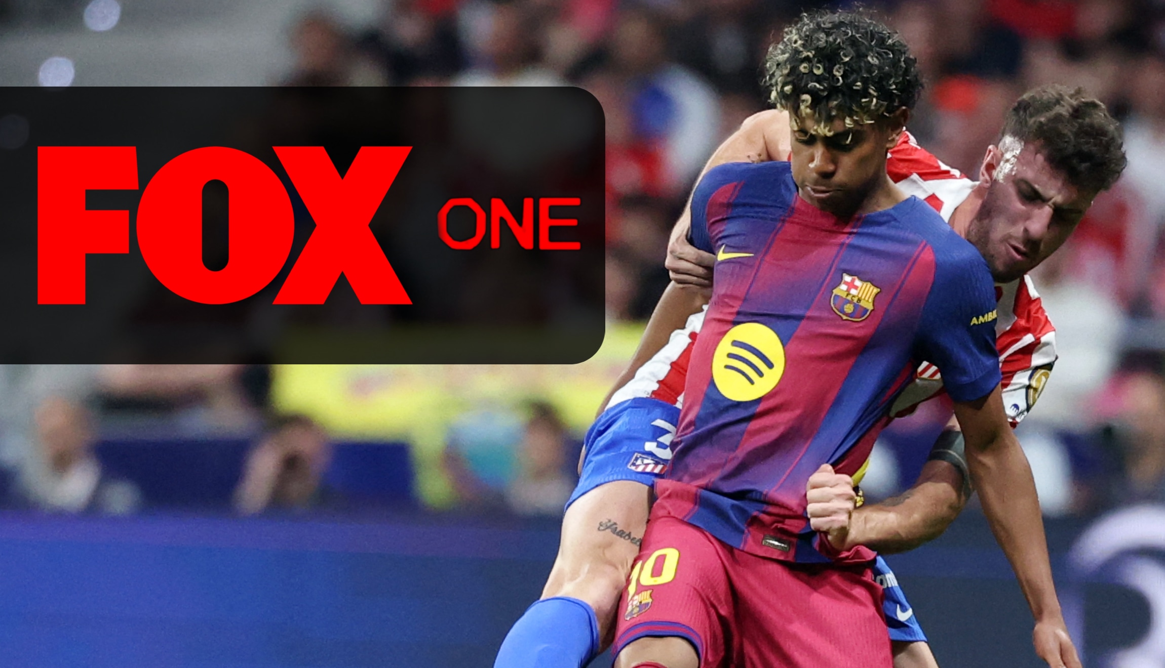 Transmisión de FOX One EN VIVO para ver el partido de FC Barcelona vs. Atlético de Madrid ida por cuartos de final de la UEFA Champions League, este miércoles 8 de abril de 2026. (Foto: AFP / Composición Depor)