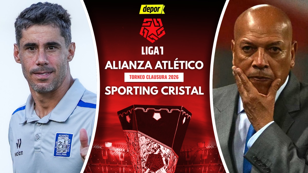 Sporting Cristal vs. Alianza Atlético se enfrentan por la jornada 6 del Torneo Clausura de la Liga 1 2026, con la transmisión de Liga 1 MAX por DIRECTV, Movistar TV y DGO. (Diseño: Depor)