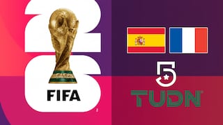Canal 5 (TUDN) transmitió el partido España 2-0 Francia por el Mundial 2026