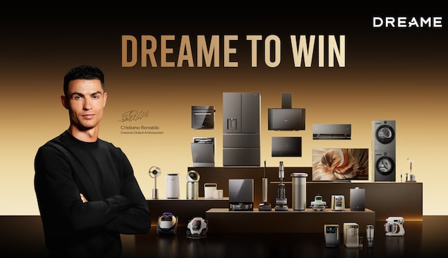 Una alianza poderosa: Dreame Technology presenta a Cristiano Ronaldo como su nuevo Embajador Global de Marca
