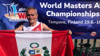 Subcampeón mundial: Jaime León, expresidente de la ‘U’, brilló en el Másters de atletismo