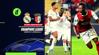 Real Madrid vs. Braga: horarios, apuestas y dónde ver la Champions League