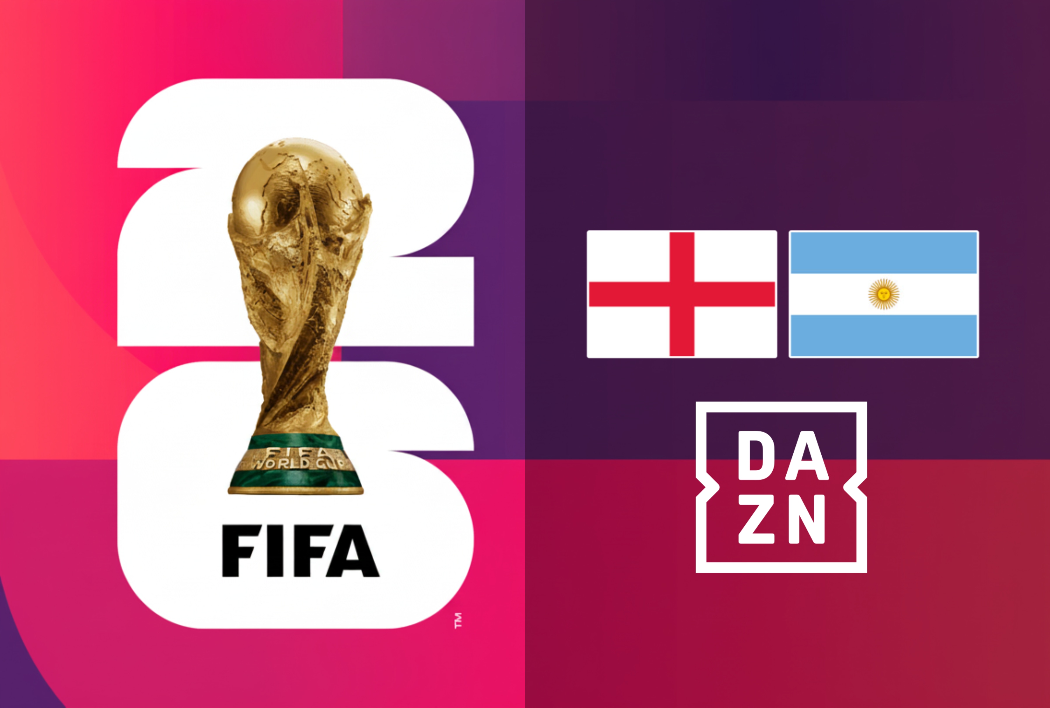 Aficionados en España siguen la cobertura del partido Inglaterra vs. Argentina a través de los canales de fútbol TV y mediante la App oficial de DAZN Spain online, la plataforma autorizada para ver el Mundial en vivo hoy en directo. | Crédito: fifa.com / Composición Depor