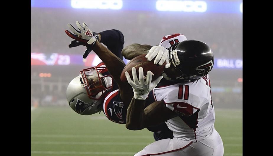 Los New England Patriots en un encuentro deportivo (Foto: EFE)