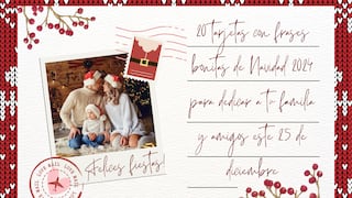 ◉ 20 tarjetas bonitas para desear ¡Feliz Navidad! este 25 de diciembre a tus amigos y familiares