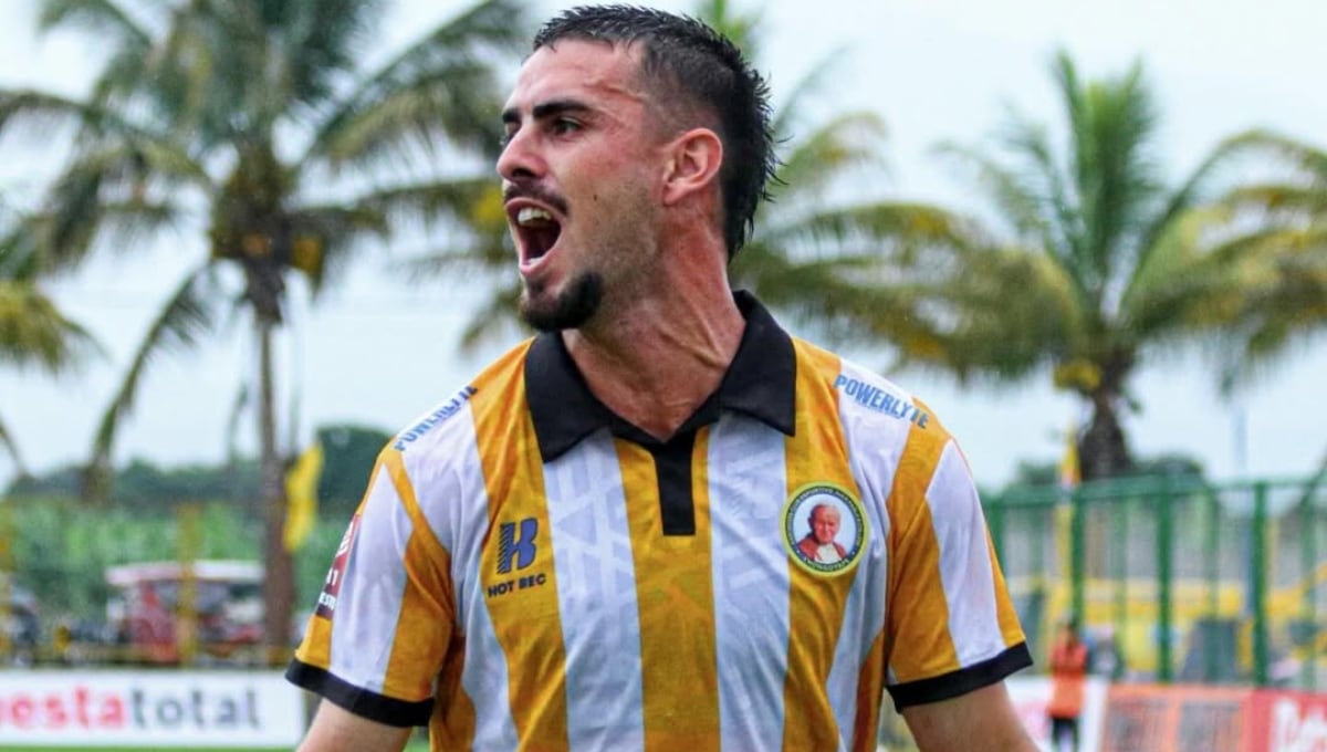 Maximiliano Juambeltz lleva tres goles con Juan Pablo II College en la temporada 2026. (Foto: Juan Pablo II College)