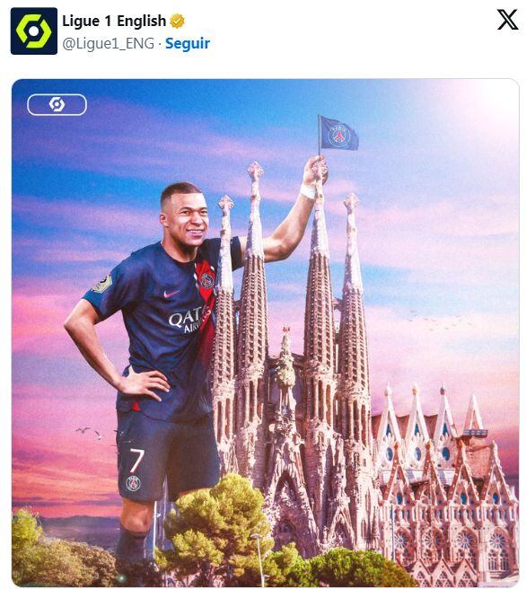 La Liga de Francia saca pecho por la actuación de Mbappé ante Barcelona.